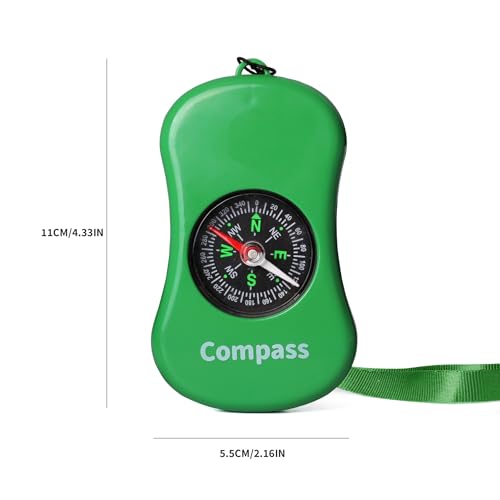 Kit Explorador Brújula con Silbato para Aventura al Aire Libre miniatura 3