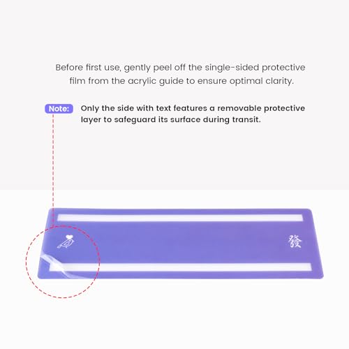 Set protector para cartas Mahjong 4 piezas morado miniatura 6