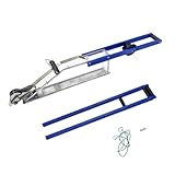 Professional Drywall Tool, Drywall Tool for Contractors 2 in 1 Drywall Taper Tool with 2.5l Mud Reservoir, Adjustable and Extendable, Ideal Drywall Seam Finisher for Home or DIY(With extension rod)