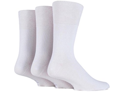 HDUK Mens Socks - Medias de fútbol - para hombre blanco blanco 39-45