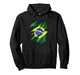 Brasil Brasile Flag Scratch Design Apparel