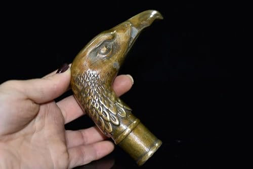 Bastón de latón Retro Tallado a Mano con Cabeza de águila y Mango Bastón de latón Retro Tallado a Mano con Cabeza de águila y Mango