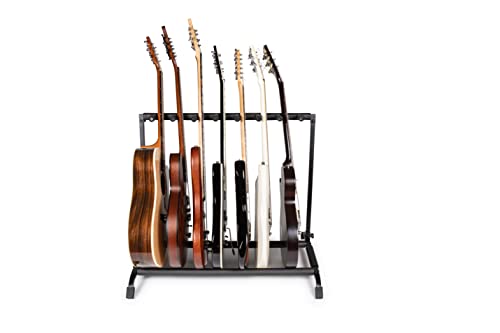 Gator Frameworks – RI-GTR-RACK7 – Rack pour 7 guitares - Les Beatles, Paul McCartney, John Lennon, RIngo Starr, George Harrison Gator Frameworks - RI-GTR-RACK7 - Rack pour 7 guitares