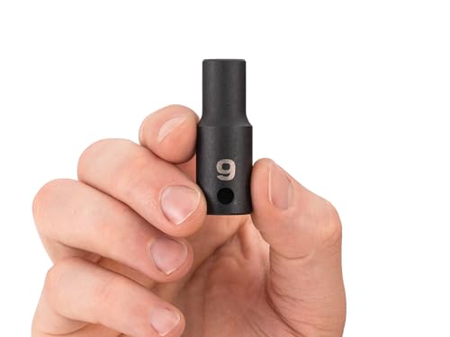 Image of TEKTON 3 /8 Inch Drive x 9 mm Semi-Deep 6-Point Impact Socket | SID14109