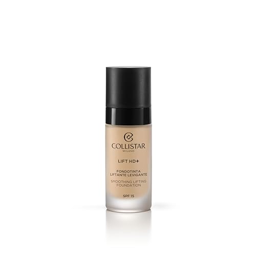 Collistar Fondotinta Lift HD+ Effetto Lifting, Texture Fluida e Cremosa, Lunga Durata, Waterproof, SPF 15, 2G Beige Dorato, 30 ml
