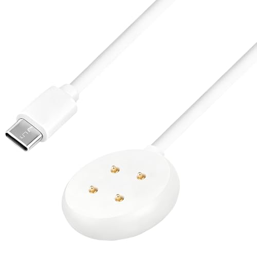 Charger Compatible with Google Pixel Watch 3/Pixel Watch 2 USB C Magnetic Charging Dock with 3.3FT/1M Fast Charging Cable Replacement Cord for Fitbit Ace LTE/Versa 4/Versa 3/Sense 2/Sense