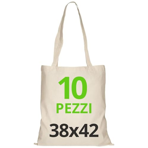 TOTALMENTE PERSONALIZZABILI: le nostre borse per lo shopping sono disponibili in 3 colori: naturale, nero e bianco. Scatena la tua immaginazione e progetta le tue borse stampando, ricamando o dipingendo le tue immagini preferite, loghi aziendali, materiali promozionali, ecc. Divertiti a progettare e creare borse uniche che i tuoi amici, familiari o clienti adoreranno!