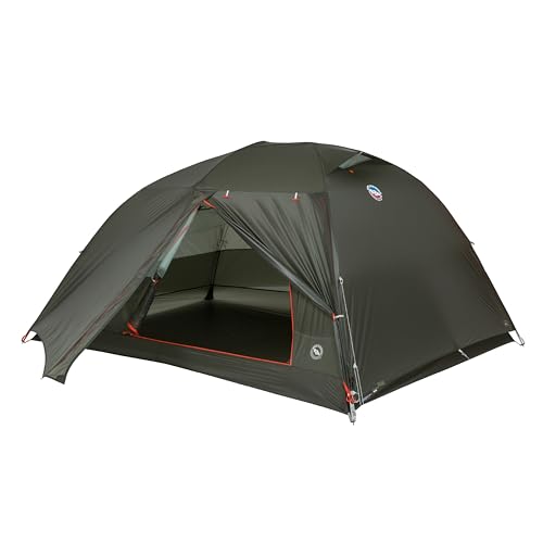 Big Agnes Copper Spur UL - Backpacking Tent For Camping, 3 Season, Ultralight, Waterproof, Anodized Poles, Lichen Green, 3 Person