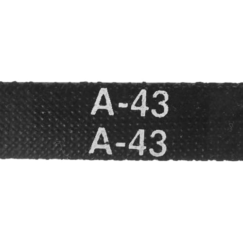 Image of uxcell 4pcs A43 or 4L450 Classic Wrapped Rubber V-Belt, 43 inch(1100mm) Inside Circumference, A Profile V Belt