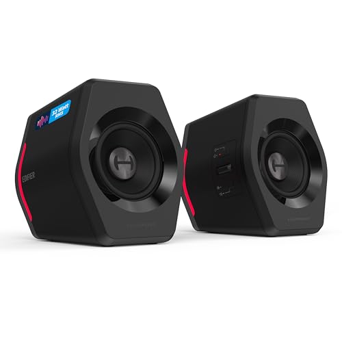 Aktivboxen Edifier G2000 2.0 Bluetooth Gaming RGB schwarz