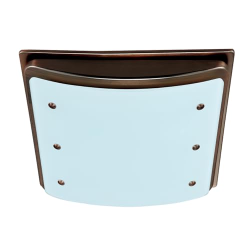 Good Housekeeping 90065 Buckingham Decorative Bathroom Ventilation Exhaust Fan with Light and Nightlight, Medium, Imperial Bronze