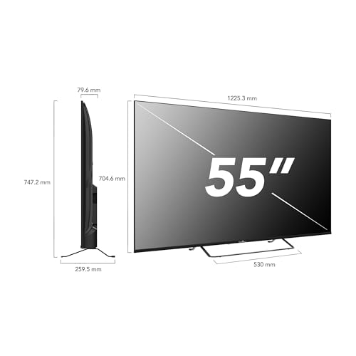 Smart Tech 55QV02K QLED Fernseher 55 Zoll Smart TV VIDAA - HDR Fernseher mit 4K UHD Auflösung, Bluetooth und Triple-Tuner (2026) 4