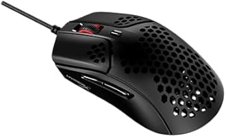 HyperX Pulsefire Haste USB Ultra Lightweight, 59g, Hex Design, Honeycomb Shell, Hyperflex Cable, Up to 16000 DPI, 6 Programmable Buttons Gaming Mouse
