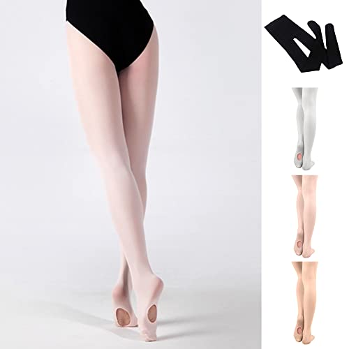 Girls Ultra Soft Pro Dance Tight Ballet Footed Tight Ballet Transition Tight Women Girls Ballet Dance Students School Footed Tight Ballet Stockings Ballet Tights Ballet Pink L2
