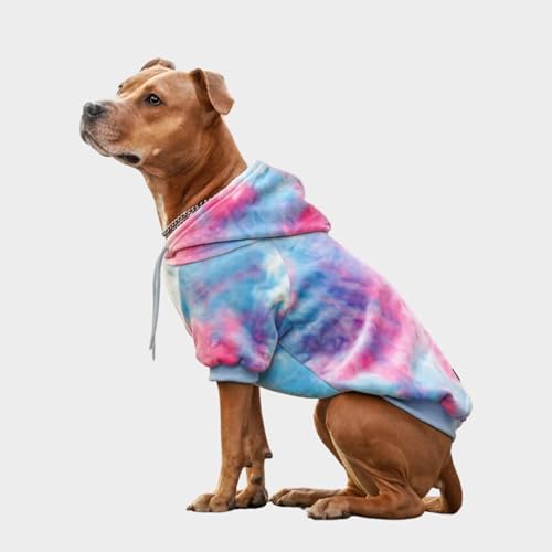 Image of Spark Paws Dog Hoodie - Premium Dog Sweater for Small, Medium, and Large Dogs | Warm Outfits for French Bulldogs, Pitbull, Puppy, Winter Jacket Alternative - Snow Cone - 2XL