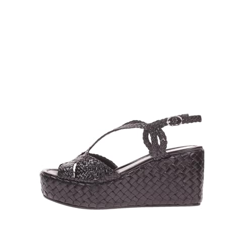 Pons quintana Sandalia Mujer Negro 10280.000, Negro , 40 EU Larga