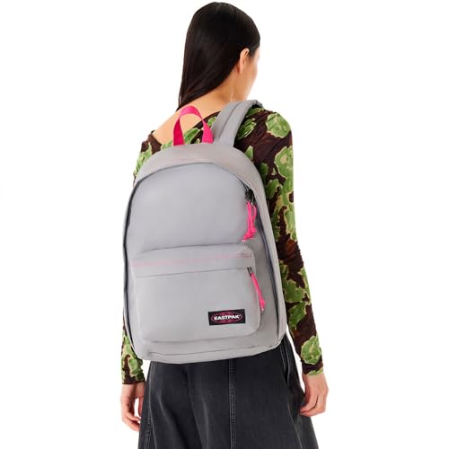 Image of Eastpak OUT OF OFFICE Backpack 2 L, Kontrast Grey Pink, 44 x 29.5 x 22, EASTPAK OUT OF OFFICE KontrastGreyPin BACKPACK