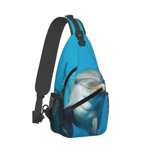 Morrales Deportivos Tipo Sling para Senderismo, Negro