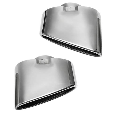 Embouts d'échappement pour X5 E70 en acier inoxydable chromé - Pack de 2