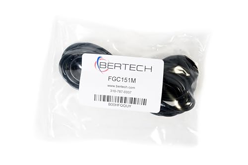 Bertech Cabo de aterramento antiestático de baixo perfil ESD com cabo de 38 cm, 1 resistor Megohm, e