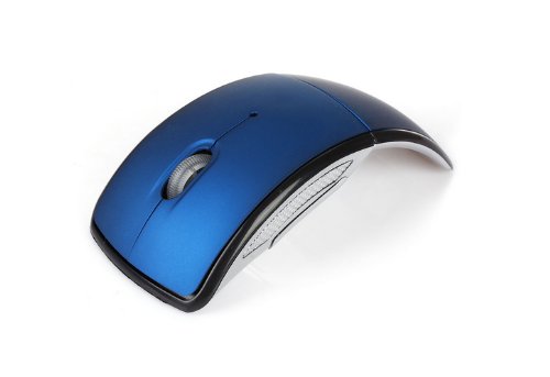 TM-9200 Optical Mouse pieghevoleea Colore 2.4 ghz wireless blu