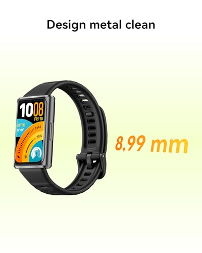 HUAWEI Band 11 Pro Smart Watch, Tracker di Fitness con Precisione GNSS Indipendente, AMOLED da 1.62" ad Alta Luminosità, HRV del Sonno Medio, Tracker di Fitness per il Benessere Emotivo, 5ATM, Nero - Immagine 2