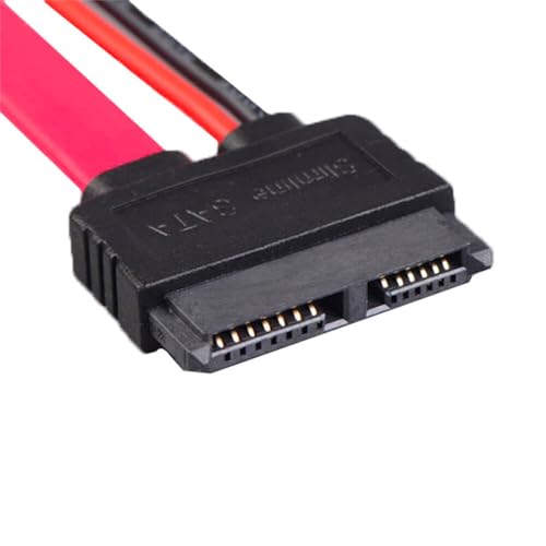 Cable SATA 13 pines a SATA 7 pines con alimentación LP4 30 cm miniatura 2