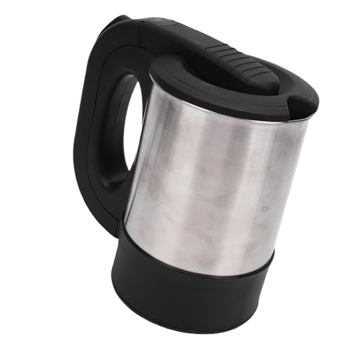 Hervidor eléctrico portátil para auto 12V 500ML acero inoxidable miniatura 6