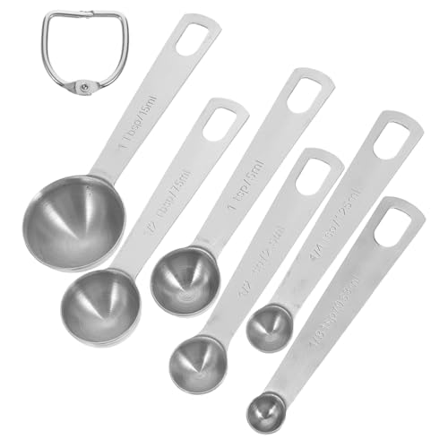 HIAKDOFT ステンレス製コーヒーメジャースプーン 小型軽量 滑らかな表面でカップを傷けず 手に優しい 計量スプーンは調理やコーヒー粉の測