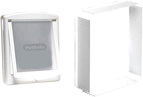 PetSafe Staywell, Convenient, Original 2 Way Pet Door, Fast Installation, Easy Fitting, 2 Way Locking, Cat Flap for All Pets  Medium - White