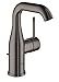 Produktbild GROHE Essence, Waschtischarmatur, wassersparend (Wasserhahn für das Bad, mit Zugstangen-Ablauf, 19cm hoch, langlebige Oberfläche, einfache Installation am Waschbecken), anthrazit, 23462A01
