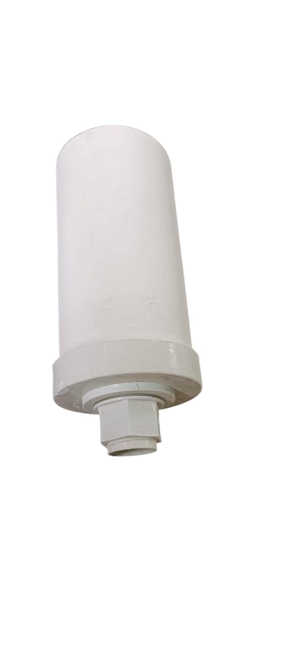 Ceramic Candle Water Filter Purifier with Nut, for Home Use, White-image-24