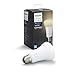 ,Philips Hue White Ambiance A19 60W Equivalent Dimmable LED Smart Light Bulb, 1 Smart Bulb, Works with Alexa, Apple HomeKit, and Google Assistant, (California Residents)
