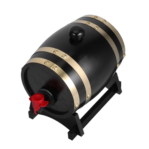 FONDOTIN 木製オーク樽 ウイスキー用ディスペンサー 蛇口付き 酒類貯蔵ビー