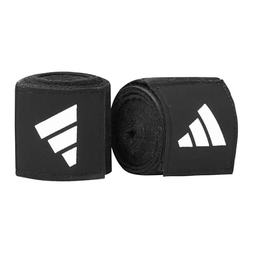 adidas Bandagen Boxing Crepe Bandage, black, 2 x 450cm, adibp03