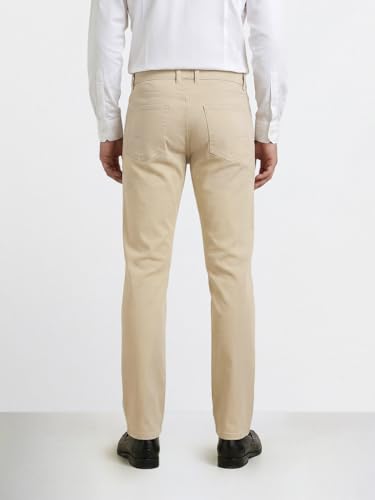 Image of The Indian Garage Co Men Mid-Rise Stretchable Regular Fit Chinos