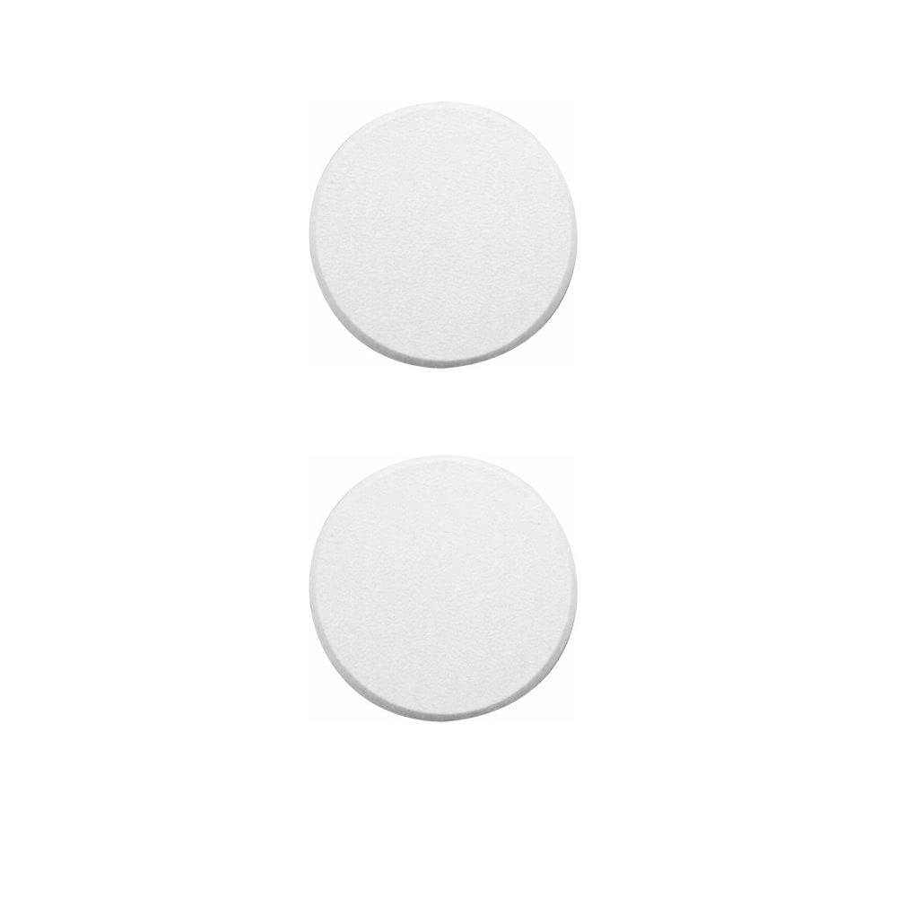 4 Wall Protector Door Knob Prevent Drywall Holes Dings White 3 1/4" Round Shield