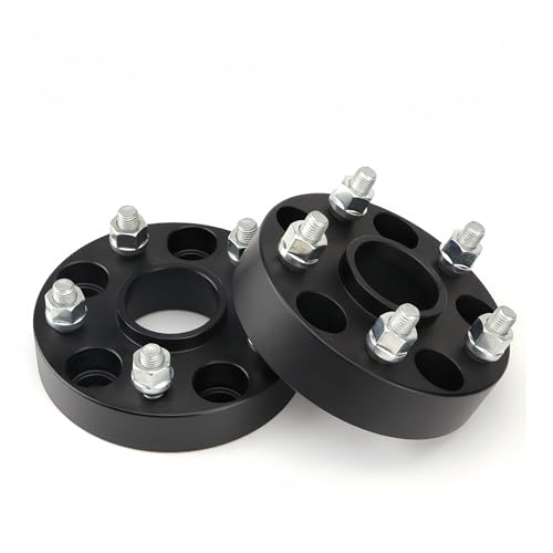 Adaptateur d'entretoise de roue 5 trous pour Dacia Duster : élargisseur de voie noir 15mm