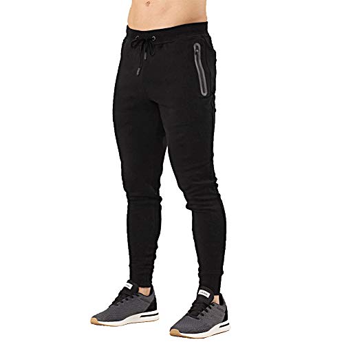 Calça de moletom masculina de secagem rápida da BUXKR, calça de corrida para treinamento em academia