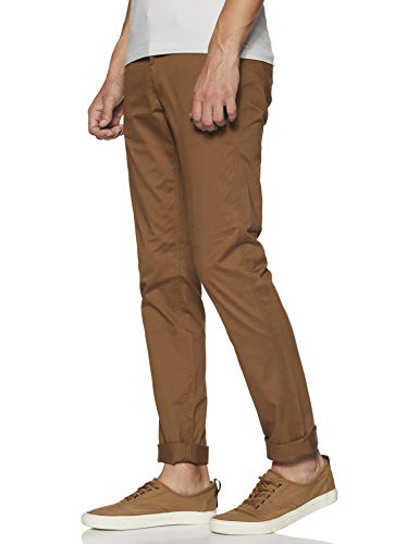 Image of Indian Terrain Men's Slim Casual Trousers