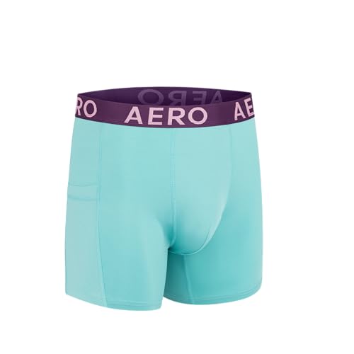 Aeropostale Mens Performance Compression Boxer Briefs Underwear Athletic Shorts, Baselayer Running Workout Fitness Shorts3