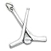Eishockey Stücke und Puck Sterlingsilber Charm .925 x 1 Hocky Charms dkc43492