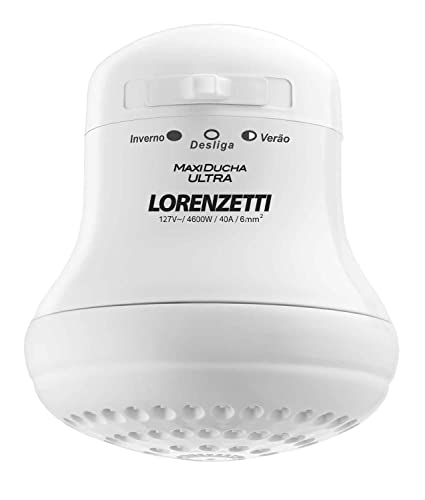Opiniones de Regadera electrica walmart , tabla con los diez mejores. 44 Lorenzetti Regadera De Presión De Funcionamiento 10 A 400 Kpa Blanco Maxi-Shower