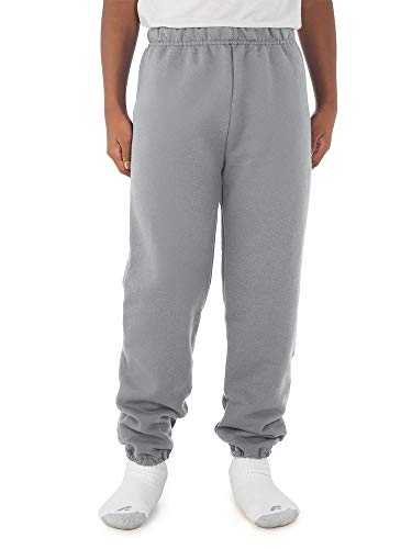 Jerzees boys Fleece Sweatshirts, --Hoodies & Sweatpants, Sweatpants - Oxford Grey, Small US2