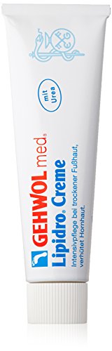 Gehwol Med Intensivpflege Lipidro Creme bei Trockener Fußhaut, Verhütet Hornhaut, 75 ml