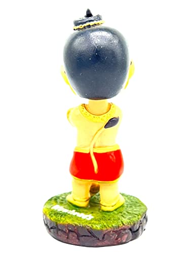 Image of Awestuffs Polyresin, Indian Superstars Car Decoration Bobblehead Action Figure (Little Hanuman, Multicolor, Medium)