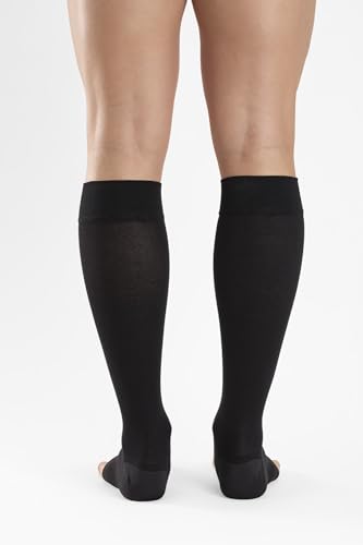 Relaxsan M1050A Cotton open-toe medical compression knee high socks (15-20 mmHg), 100% Made in Italy4