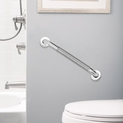 Barre de douche robuste et kit d'appui pour un aménagement de salle d'eau