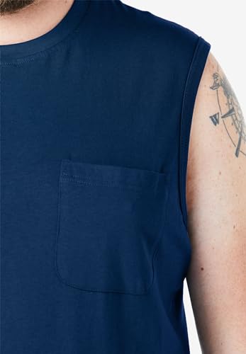 Boulder Creek by Kingsize Men's Big & Tall Heavyweight Pocket Muscle Tee4