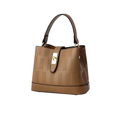 Bolso de hombro de cuero PU para mujer elegante miniatura 1